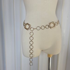 Vintage Chain Belt- Gold Tone
